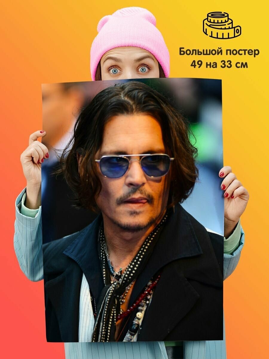 Постер плакат Johnny Depp Джонни Депп