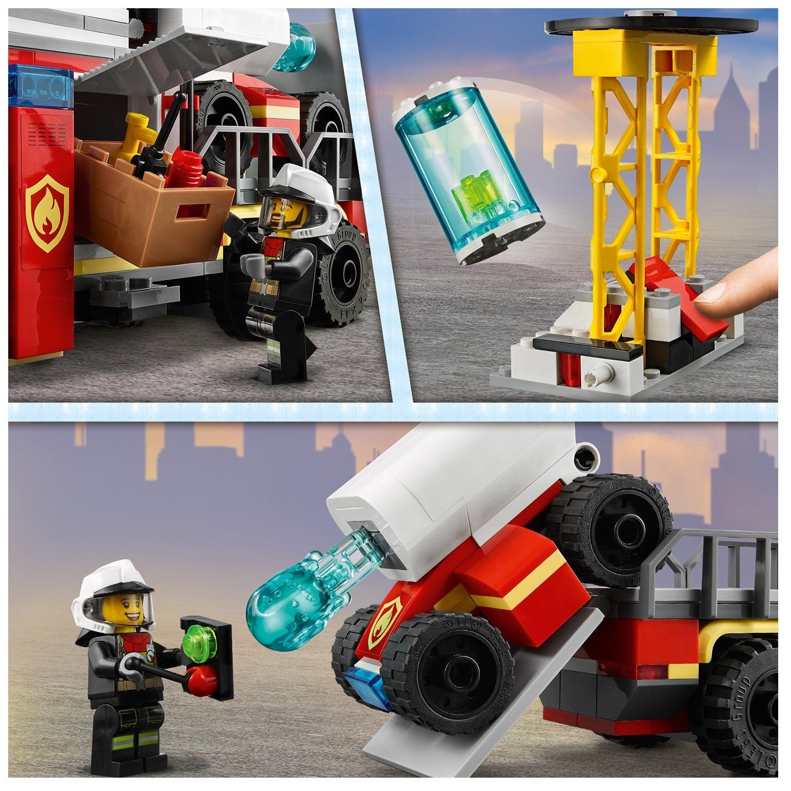 LEGO City 60282 Конструктор ЛЕГО Город Команда пожарных - фото №10