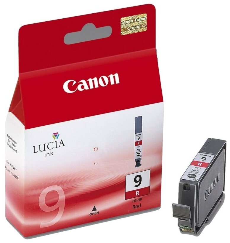 Картридж Canon PGI-9R (1040B001), 2025 стр, красный