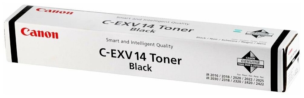 Тонер/ C-EXV 14 TONER BK EUR 1 BOTTLE