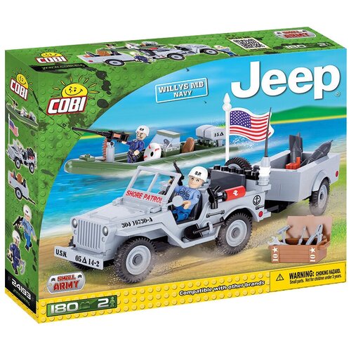 Конструктор автомобиль COBI Jeep Willys MB Navy COBI-24193