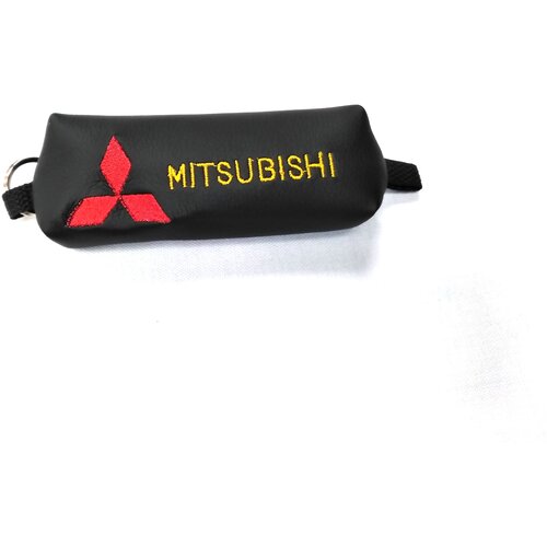 Ключница матовая фактура, Mitsubishi, черный