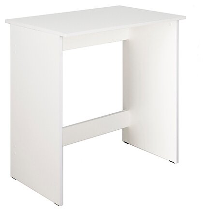 Стол письменный Санди 12.143, цвет Белый PE шагрень, размер Ш 75.4 х Г 49.6 х В 74.9 см.