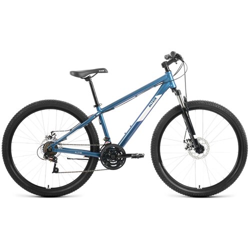 Велосипед FORWARD ALTAIR AL 27,5 D, колесо 27,5', рост 17', сезон 2022-2023, темно-синий/сер/