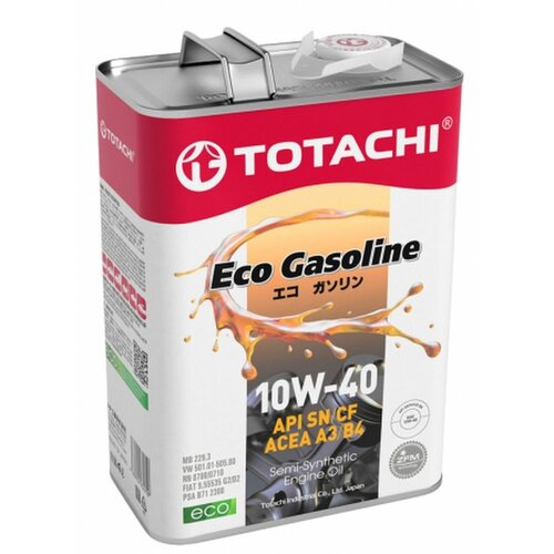 Моторное масло TOTACHI Eco Gasoline 10W-40 полусинтетическое 4 л 4589904934919