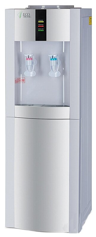 Кулер для воды Ecotronic H1-L, белый и серебристый