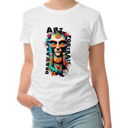 фото Футболка roly, размер m, белый