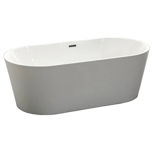 Отдельностоящая акриловая ванна Cerutti SPA Resia 1680x730x600 ванна d iseo акриловая отдельностоящая cerutti spa 1700x750x600