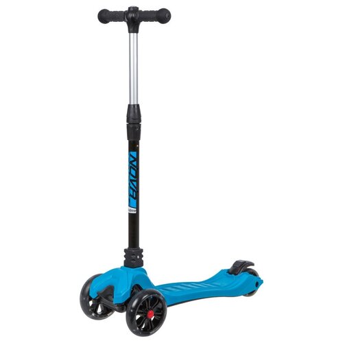 фото Детский 3-колесный самокат novatrack rainbow pro (2020), синий