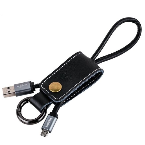 Кабель Remax Western USB - microUSB (RC-034m), 0.3 м, черный