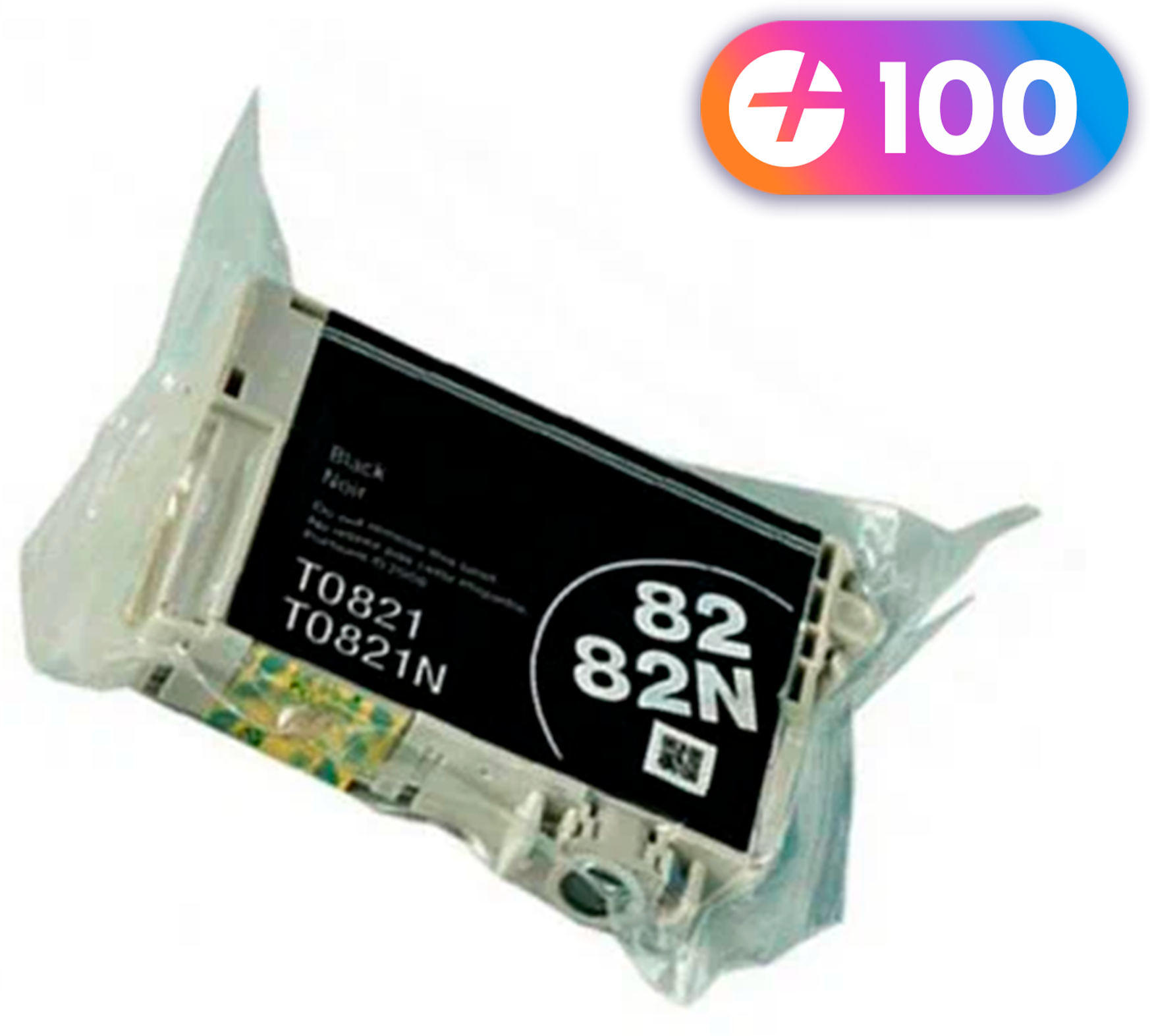 Картридж для Epson T0811, Epson Stylus Photo 1410, T50, R270, R290, R390, RX590, RX610 и др. с чернилами черный новый заправляемый