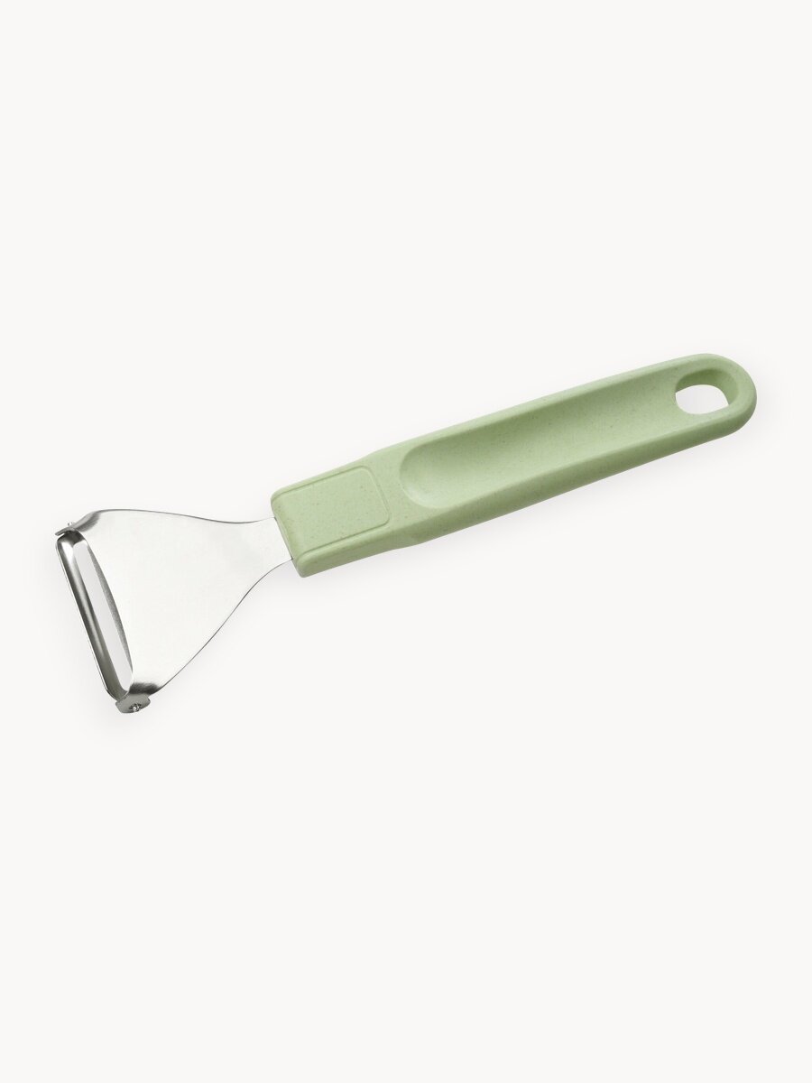 Овощечистка горизонтальная FACKELMANN ECOLUTION, 18 см, плавающее лезвие / фрукто-чистка / нож для чистки овощей/ картофелечистка