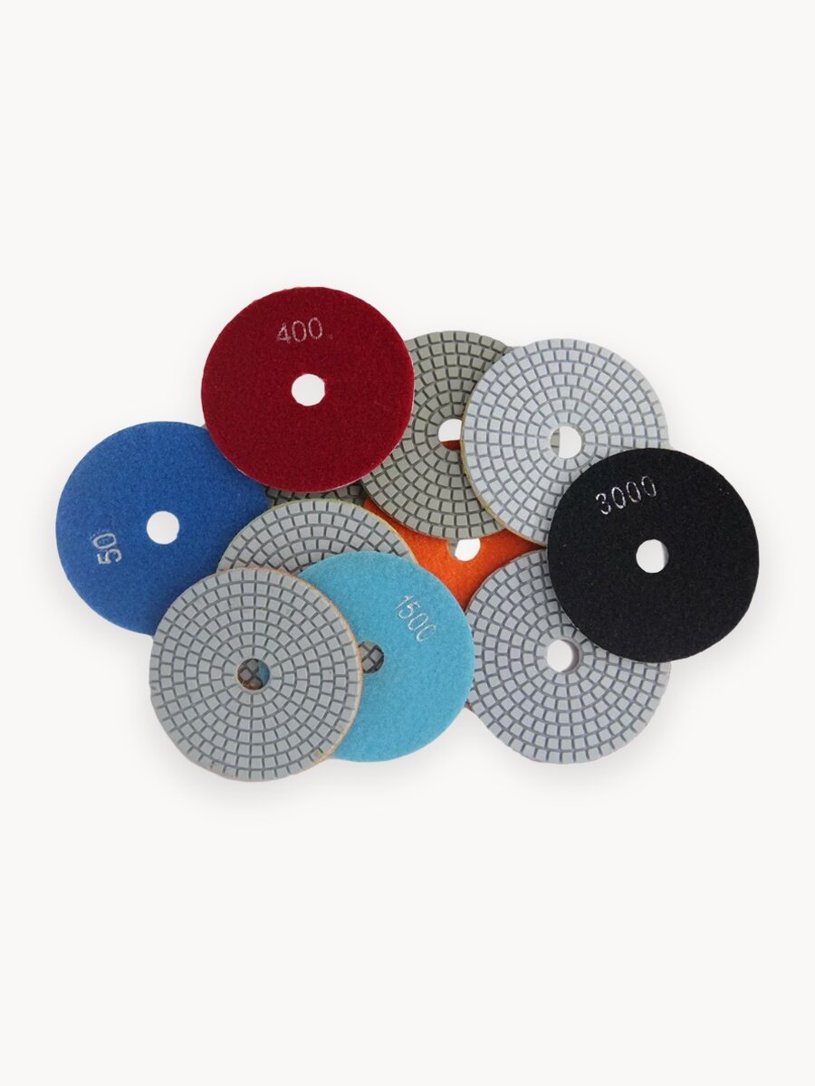 Алмазный гибкий шлифовальный круг/ "черепашка" 100мм./ Р2500