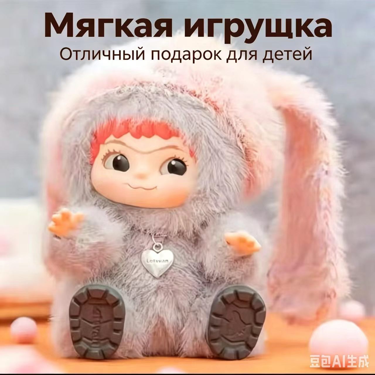 Вакуку игрушка, брелок на сумку, Wakuku, Мягкая игрушка
