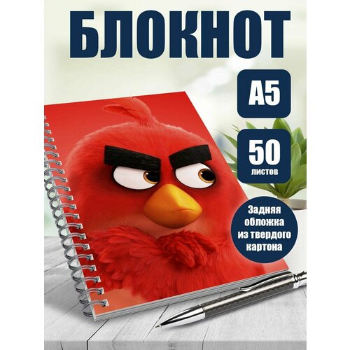 Тетрадь в клетку Angry Birds