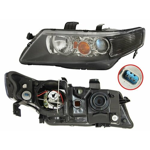 Фара Honda Accord 02-05 Lh Под Электрокорректор, Не Ксенон (Евросвет) Depo арт. 217-1144L-LD-EM