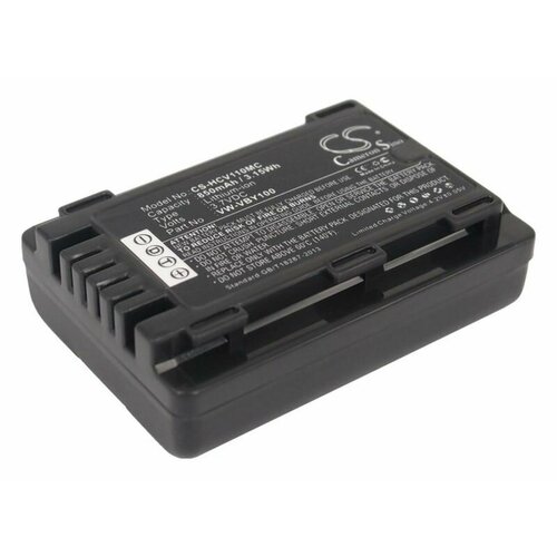 аккумулятор для видеокамеры panasonic vw vbt190 vw vby100 3 6v 1950mah код mb077196 Аккумулятор Cameron Sino для видеокамер Panasonic HC-VX980, HC-V380, HC-VXF990, HC-V800, HC-V710, HC-V730, p/n: VW-VBT190, VW-VBT380, VW-VBY100, 850мАч