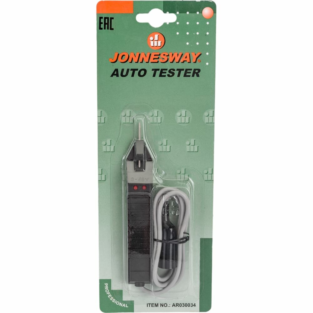 Тестер электросистемы автомобиля Jonnesway AR030034 3-48V - фото №4