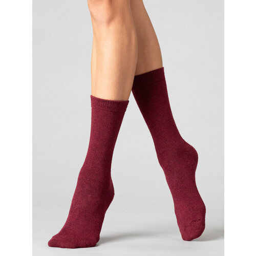 Носки Giulia, размер 36/40, бордовый женские носки giulia укороченные размер 36 40 бордовый