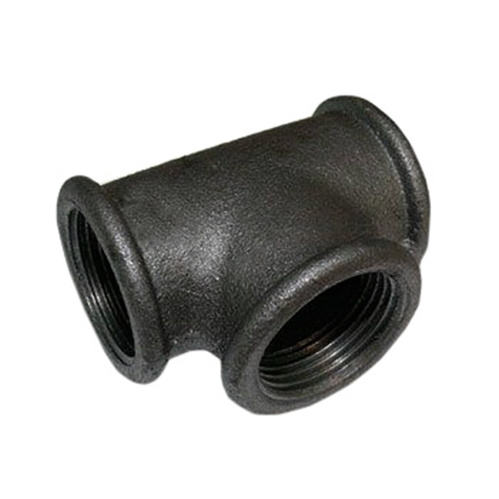 фото Тройник резьбовой чугунный, 1/2" (ДУ15)