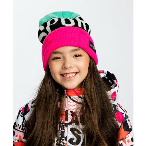 фото Шапка button blue, размер 54, мультиколор