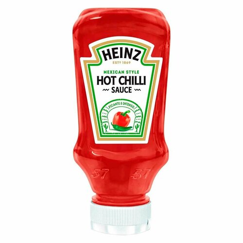 Соус Heinz Hot Chili Sauce Mexican Style с острым перцем чили (Германия), 220 мл