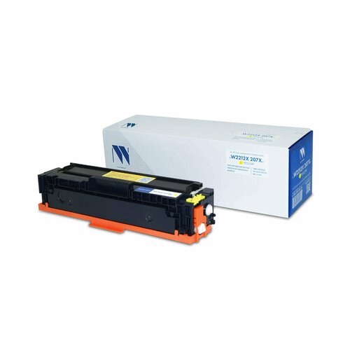 Картридж NVP совместимый NV-W2212X 207X Yellow без чипа для HP Color LaserJet M255/M282/M283 (2450k)