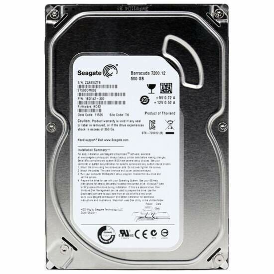 Жесткий диск Seagate Barracuda 500 ГБ ST500DM002