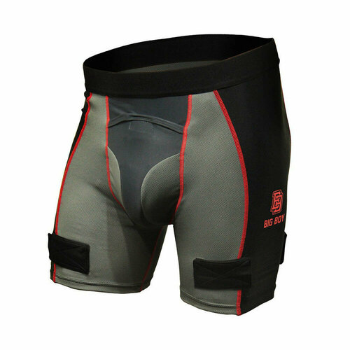 фото Шорты компрессионные подростковые big boy comfort line bb-cl-jr-s, с защитой паха, р. s warrior