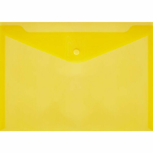 Папка-конверт на кнопке КНК 180 желтый прз. 10шт/уп папка конверт на кнопке кнк 180 матовый прз 10шт уп 1 шт