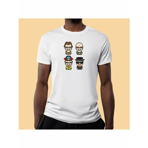 фото Футболка, размер 48/50, белый revega store