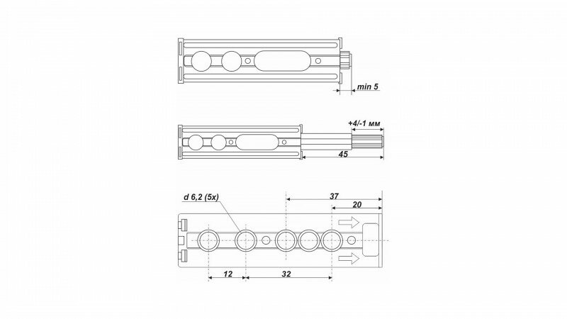 Упор-защелка толкатель Push-to-open AMF 13/SST 2шт - фотография № 4