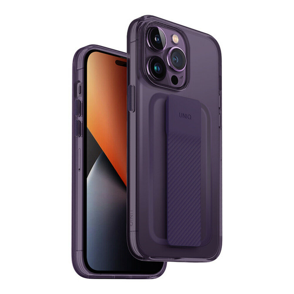 Чехол Uniq для iPhone 14 Pro Max Heldro Mount+Band Purple