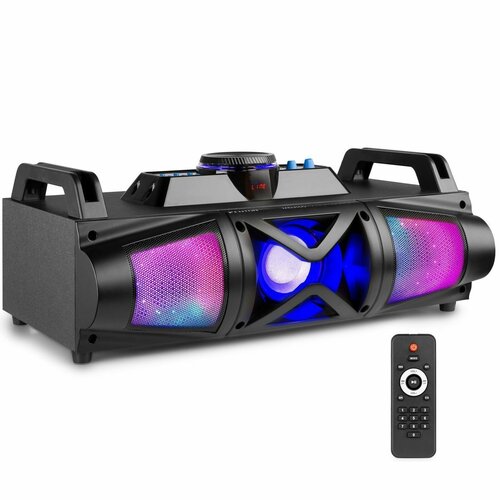 Портативная колонка Fenton MDJ160B 150 Вт черный 2203500₽