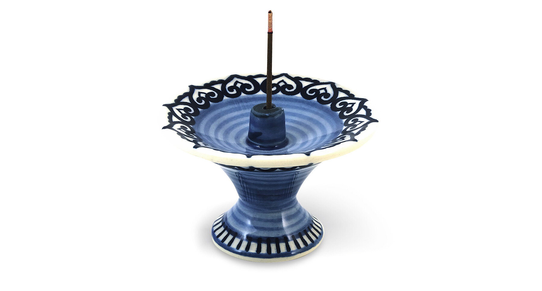 Подставка под аромапалочки Shoyeido, Зимний пион, 3.5 x 3.5 cm, Япония