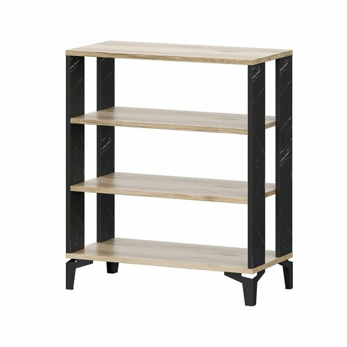 Тумба для обуви открытая обувница Луксор от Астрид-Мебель 65х76х32 см цвет Дуб ДеланоКамень Пьетра 4990₽