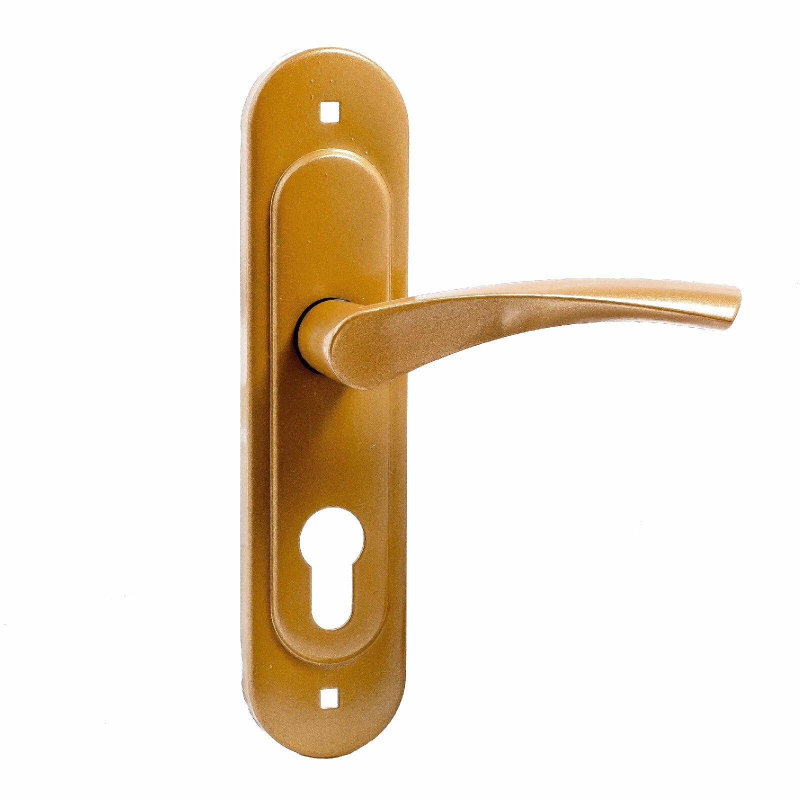 Ручка дверная на планке голд Птимаш к ЗВ4-3.07