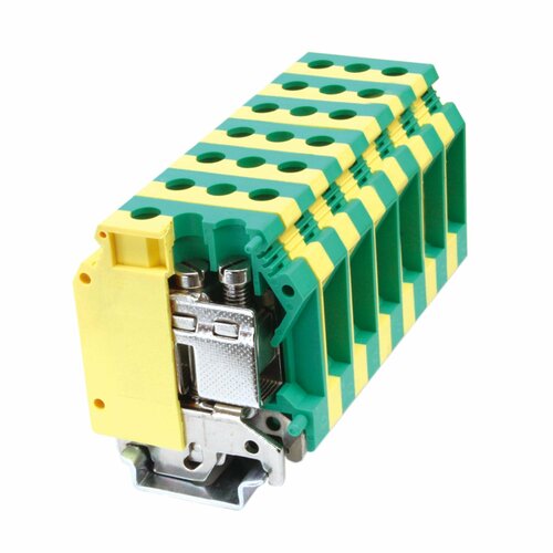 Клемма заземления винтовой зажим 2 точки подключения 35 кв мм 901₽