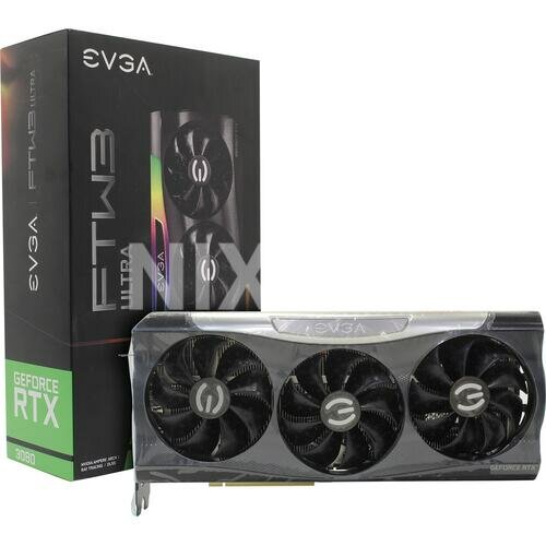 Видеокарта PCI-E EVGA 10GB GDDR6X 320bit 8nm 1440/19000MHz HDMI/3*DP RTL - фото №9