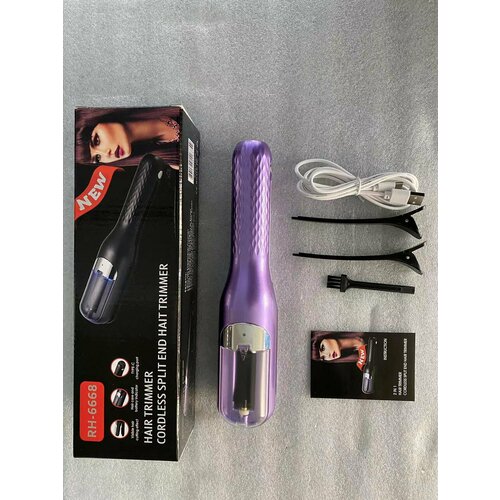 Многофункциональный USB измельчитель для волос фиолетовая коробка 122100₽