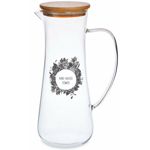 Кувшин с крышкой Hand-painted Flowers Объем 1500 мл 2321₽
