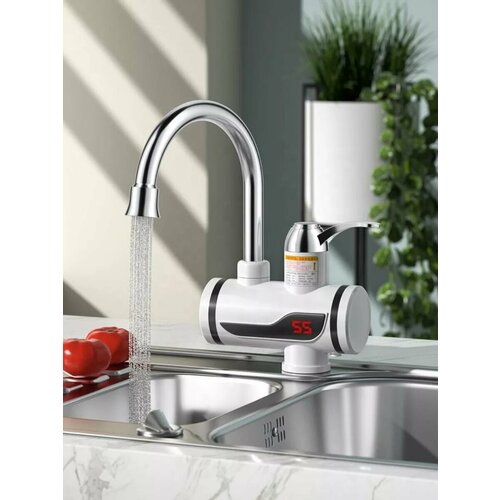 Водонагреватель проточный кран электрический с подогревом 140000₽