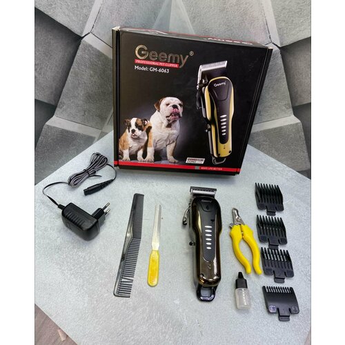 Машинка для стрижки домашних питомцев Gemey GM-6063 3000₽