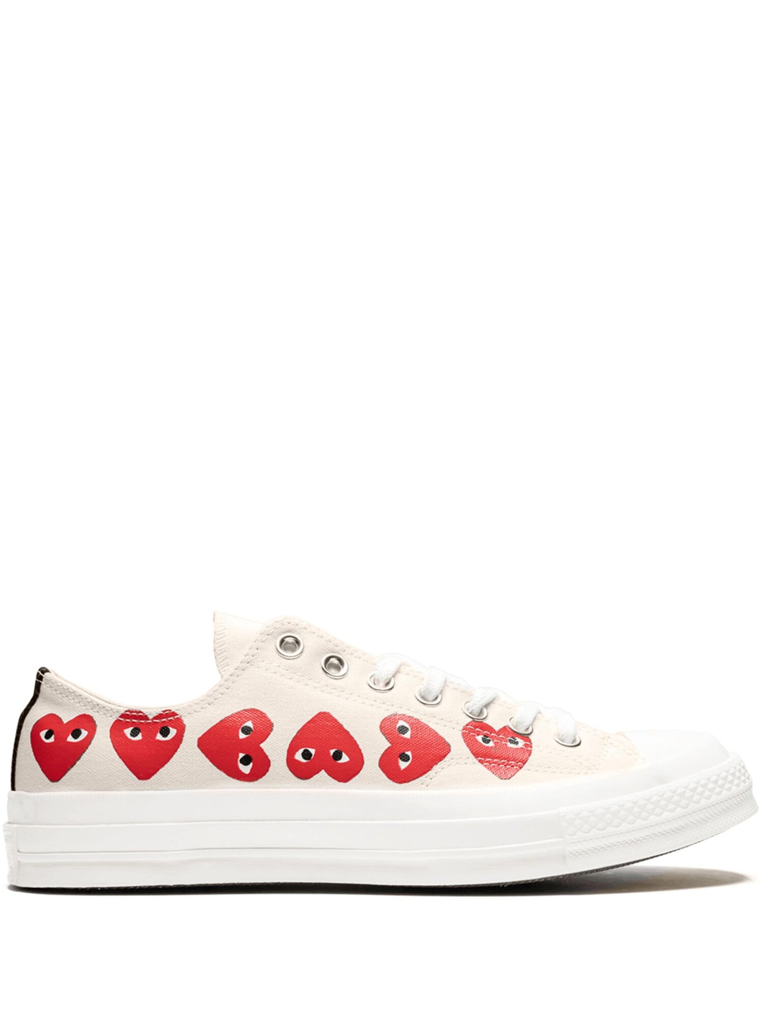 Кеды Converse x Comme Des Garсons Play Chuck 70 Ox, размер 12 US, серебристый