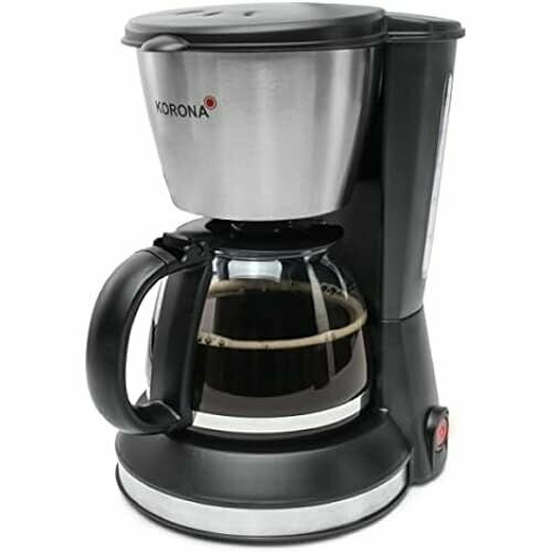 Кофемашина Korona 12304 одинарная 07 литра на 5 чашек компактный дизайн идеально подходит для небольших домашних хозяйств включает постоянный фильтр стильный корпус из нержавеющей стали 1338500₽