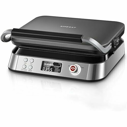 Вафельница готова к работе за 2 минуты расширенное управление 5 различных программ 7 уровней поджаривания управление через ЖК-дисплей таймер 1600 Вт нержавеющая сталь 2938300₽