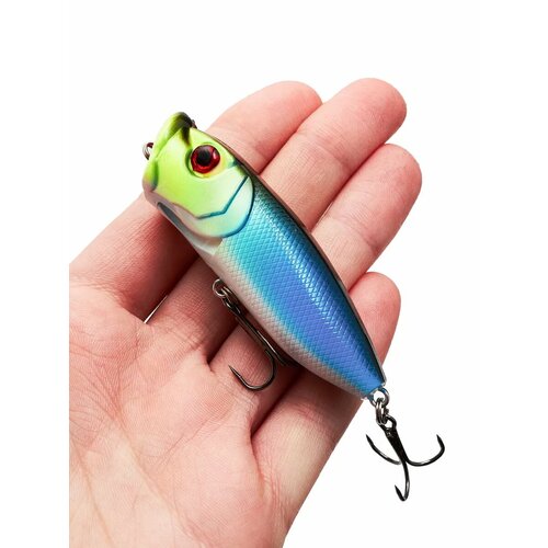 Поппер для рыбалки плавающий незацепляйка 11 г, 6,5 см