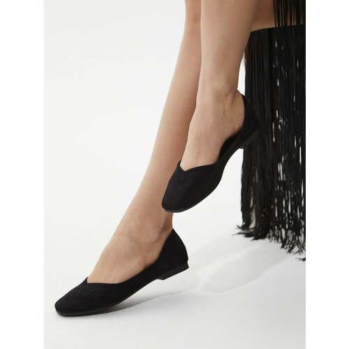 фото Балетки лодочки vigorous, размер 36, black