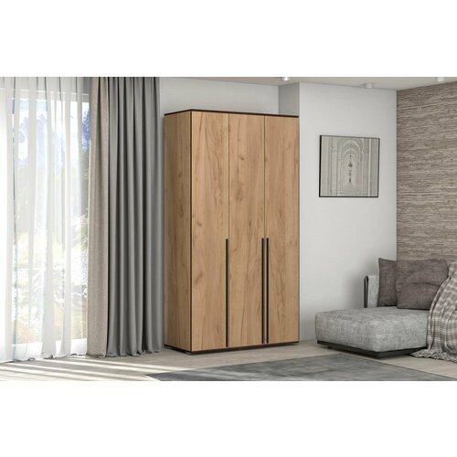 Шкаф для одежды распашной 12м Норден Дуб крафт золотой 27398₽