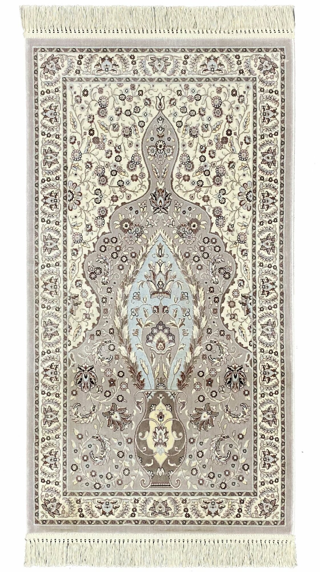 Ковер Roger Vanden Bergh Unique, для Намаза, хлопок, бамбуковый шёлк, 0,6 м x 1,1 м — фото 1